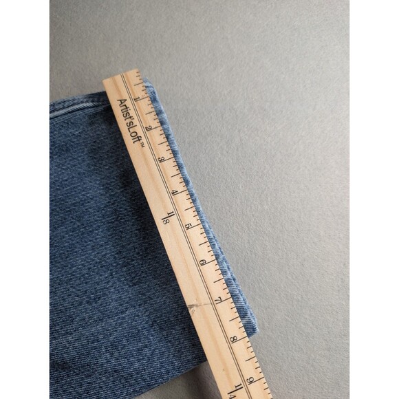 Levis 505 Men Jeans Color is Blue Size W38XL34 Straight Flex - Picture 7 of 16